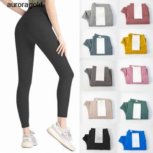 2024yoga outfit leggings women designers sexy pants leggings lu sports leggings gym wear lululemens legging elastic fitness lady overall full tights workout