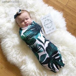 Sleeping Bags Baby Hospital Swaddle Sack with Headhand Bow/ Beanie Set Newborn Photography Props Baby Warp Diaper Baby Sleeping Bag Boys GirlsL231225