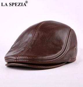 Beralar Spezia CSSIC BERET KAPALARI Erkekler Sıcak Orijinal Deri Sarmaşık Rüzgar Geçirmez Bill Şapka Burgundy Kış Ft Hats12897728