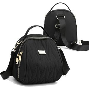 Sacos de moda pequena bolsa de ombro feminina bolsa mensageiro multifuncional senhoras náilon telefone crossbody sacola bolsa