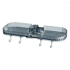 Kök förvaringskran Svamphållare Sink Organizer Rack med krokar Disktorkning Caddy för hängningar