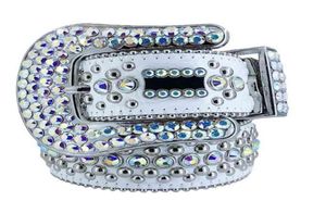 2022 Simon rhinestone Belt with bling rhinestones for mens Women Designer belts as birthday Christmas gift pNn8455053