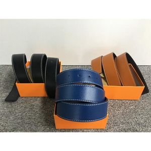 cinture da uomo e donna cintura d'argento dorato con la cintura con la moda grandi lettere in pelle top di alta qualità 7 colori 3 8 cm Small boxz4251u