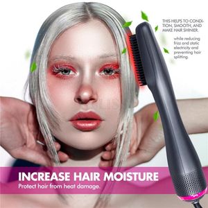 Dryers 3 In 1 Multi Functional Revlon One Step Hair Dryer and Volumizer Blackpink Women Professional Hair Straightener Brush