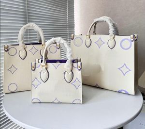 デザイナーONTHEGO WOMEN BAG ENMVOSSING FLOWERGM MM MM BAGS HANTBAG PURSE TOTE SHOLDENDBODY女性バックパック女性ハンドバッグ