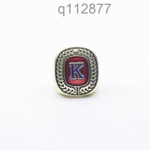 Anello del campione di basket Crow Hawk della Ncaa University of Kansas