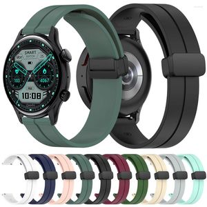 Watch Bands cinghia di silicone con fibbia magnetica per Colmi C60 M40 I30 Band P8 Plus Pro P9 P12 V23 V31 Land 2S Bracciale 20mm 22mm Sports