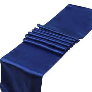 Stołowy biegacz 5pcs/Lot Royal Blue Satin Runners 12 