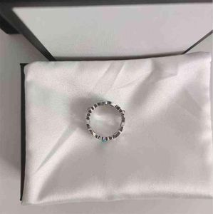 Ring Daisy Turquoise Rings Mężczyźni i kobiety puste kwiat wysokiej jakości urok srebrny prezent 4542878