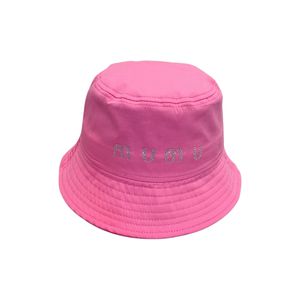 Chapéu de balde de moda feminina Primavera e verão Protetor solar ao ar livre Candy Color Diamante