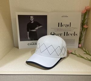22 Classic top quality hat with box dust bag black brown blue pink white letter canvas featuring men baseball cap fashion women su2895844