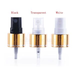 Perfume Bottle 20 / 410 24 Non Spill Sier Gold Aluminum Collar Mist Spray Pump For Cosmetic Bottle Metal Per Fine Sprayer Drop Deliver Dhjnv