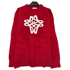 Tasarımcı Sweater Kadınlar Yeni Bahar Tasarım Gelgit Markası Üç Boyutlu Kalın Gevşek Kültür Kazak Tide Marka Yüksek Kalite Örgü Çift Ceket