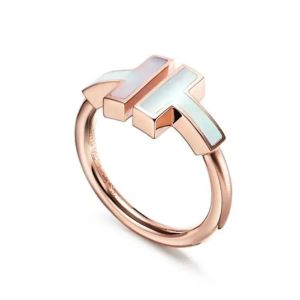 Designer-Ring, Damen-Goldring, 18 Karat vergoldet, Damen-Herren-Ehering, Perlen-Diamant-Ring, Titan-Silber, Roségold, Jahrestag, Weihnachtsgeschenk