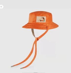 2022 Kvinnor Fashion Bucket Hat Högkvalitativ full brevtryck designers kepsar hattar cowboy mens brun casual designer hat2907402