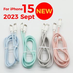 60W USB -Kabel 2M für iPhone 15 Promax USB C zum Eingeben von C -Kabel für das Xiaomi Samsung MacBook iPad 5A Mobiltelefonkabel