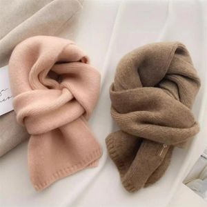 Scarves Long-lasting Warmth Scarf Wool Blend Cozy Knitted Unisex Fall Winter For Women Men Thickened Solid Color Weather