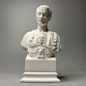 Julius Caesar Statue biurko biurko Dekor Home Decor Rzeźba Dekoracje