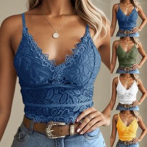 Camisoles Tanks Lingerie Vest Bra Bra Беспроводное камизол нижнее белье урожая v Nece Женщины сексуально