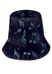 Beralar Cinessd 2022 Erkek Kadınlar Yaz Müzik Notları Treble Clef Buck Hat Bob Fisherman Açık Seyahat Güneş Visor Moda Panama6232617