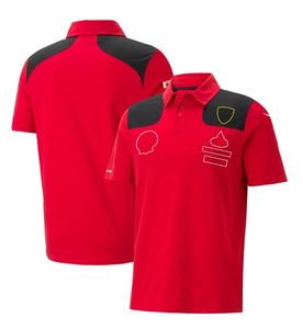 T-shirt maschile Formula 1 2023 T-shirt Team New F1 T-Shirt Polo Shirts Motorsport conducente Red Maglietta