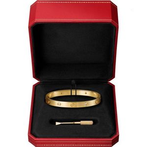 pulseira feminina 18k Bracelete de ouro Mens moda de diamante Novo ouro rosa de aço inoxidável designer de aço pulseiras de canal jóias luxuoso BR198G
