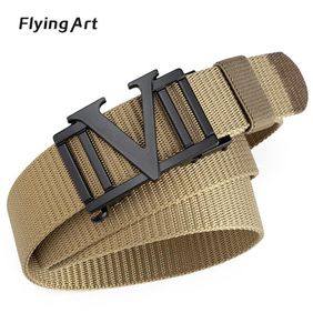 Flyingart straight toothless automatic buckle versatile men039s and women039s custom casual jeans belt4340340