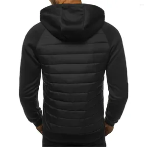 Herren Hoodies Casual Kapuze -Strickjacke Reißverschluss Up Coat Jacke Sweatshirt Langarmgrau perfekt für den Frühling Herbst Winter