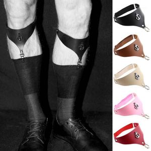 Anklets Men's and Women's Anti Wrinkle Anti-Skid Anti-Slipping Duckbill Buckle Anchor Garter Sock Clip Sexy Thigh Loop B3144
