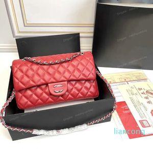 2023 Women Chain Miagonal Spank Facs Luxury Caviar Handbag حقيبة حقيبة حقيبة عالية الجودة