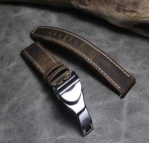 20 21 22mm Vera Pelle Cucitura a mano Cinturini per orologi vintage Cinturini per orologi Cinturino universale Fibbia di alta qualità per la serie Tudor H2774977