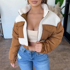 Jackets femininos feminino Mulheres de inverno de manga longa com zíper up streetwear moda tops tais