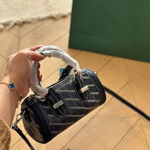 unidex kudde designer väska 18 cm kvinnor mini tygväska kvinnor herr duffle reser lyxiga handväskor äkta läder totes väskor stor kapacitet bagage crossbody väskor