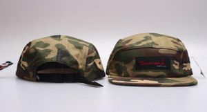 Diamonds Supply Co 5 Panel Camo Leopard Brim Strapback Baseball Snapback Caps Gorras Bones Sommerhüte für Männer Frauen ganze 3643568