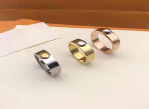 Fashion Gift Ring for Man Women stones Unisex Rings Men Woman Jewelry 4 Color Gifts Accessories O2768778859