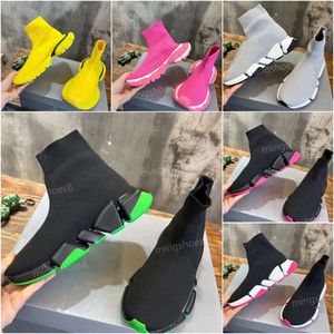 10a Fashion Recycled Knit Speed ​​2.0 Sneaker Designer Men Women Paris Speed ​​3.0 Sneaker Luxury Mesh Outdoors 3XL Sock Shoes Storlek 35-45