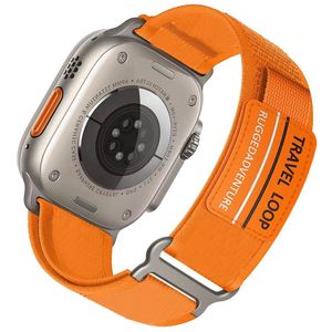 Nylon Strap for Apple Watch Band 44mm Ultra 49mm 40mm 45mm 41mm 42mm Watchband Sport Bracelet Correa Iwatch Series 8 Se 7 6 5 4 100pcs