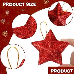 Decorações de Natal Jóias Estrelas Decoração de design exclusivo Materiais selecionados Idéias de presentes de alta qualidade Drop Drop Datch Home Garden Oth2i