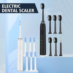 Sonic elektrikli diş fırçası dental tartar çıkarma fırçası yetişkin diş beyazlatıcı sıyırıcı tartarro temizleyici diş temizleme araçları 231222