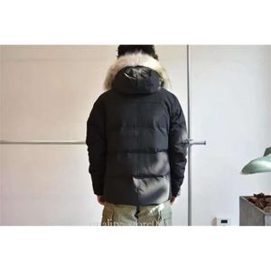 Winter Men Down Jacket Puffer Jacket Jacket Golden Goose Canda Goose ao ar livre Jassen Outerwear Real Coyote Pele quente Capuz à prova d'água 311