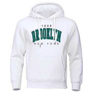 1898 Brooklyn York Print Mudy Cudy Creativity Crewneck одежда мода негабаритная толстовка Fashio Crewneck Hoodie Мужчина 231222