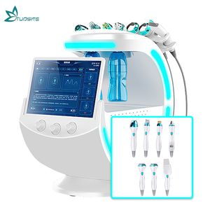 2024 Portatile 7 in 1 Hydro Peel Microdermoabrasione Hydra Facciale Idrafacial Pulizia profonda RF Face Lift Rafforzamento della pelle Spa Beauty Machine uso domestico