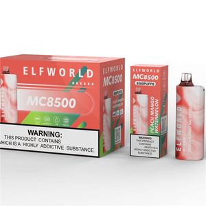 Elf World 2024 neuester MC 8500 10000 Puffs Einweg -Vape Vape Stift mit anständigem Geschmack 10 Verpackung alle auf Lager