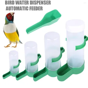 Altre forniture per uccelli Abbeveratoio per animali domestici Mangiatoia Cucchiaio per cibo Pappagallo Parrocchetto Tazze d'acqua automatiche Accessori per bottiglie