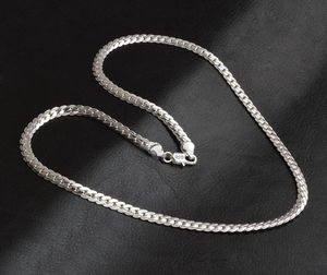 Anhänger Halsketten Sommer 925 Sterling Silber Mode Herren039s Feiner Schmuck 5mm 20 Fuß 50 cm Kristall von Rovskis Necklace8176237