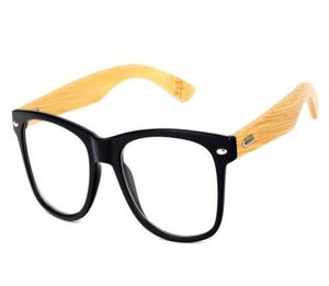 Glasögon ram ögonramar för kvinnor män klara glasögon kvinnor optiska klara linser mens vintage skådespel damer naturliga bambu ram3633505