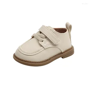 Erste Walkers Baby Lederschuhe Gummi Oxfords Frühling Herbst Little Kids Infant Party Hochzeits Kleinkind Junge Mädchen