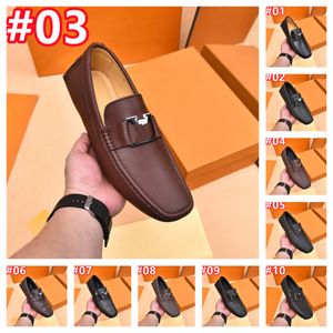 260 Model Luxury Dress Man Sapato Designer Classic Designer Genuíno Couro Oxford Shoes Fashion Business Men 'S Sapatos de terno em pó Big Size 38-46