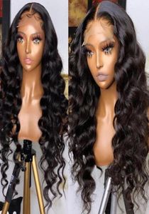 الباروكات الدانتيل 13x6 HD Frontal Wig Loose Deep Wave Front Human Hair Hairline Prevuced Lairline for Women10957048336587