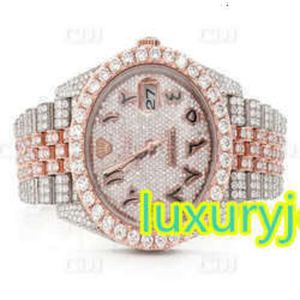 2023Luxury Top Brand y Iced Out for Wedding VVS Moissanite Diamond Watch Men Iced Out Hip Hop